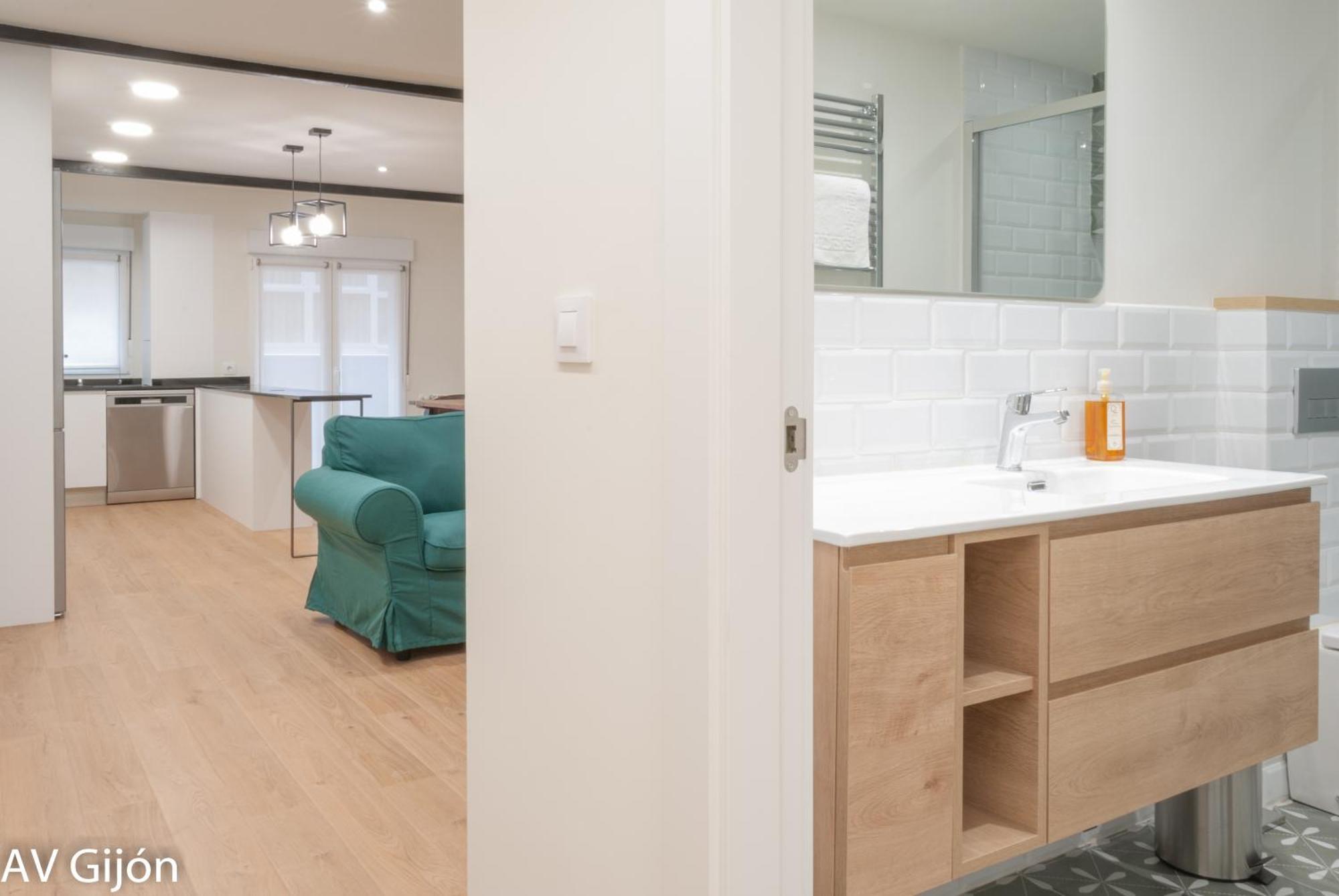 Apartamento La Playa 17 Gijon Bagian luar foto